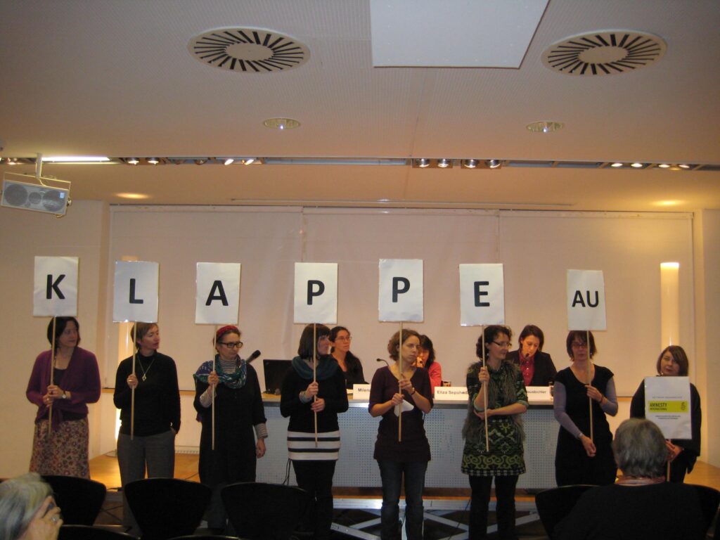 „Klappe auf!“ Netzwerk frauenpolitischer Organisationen, Veranstaltung 2011