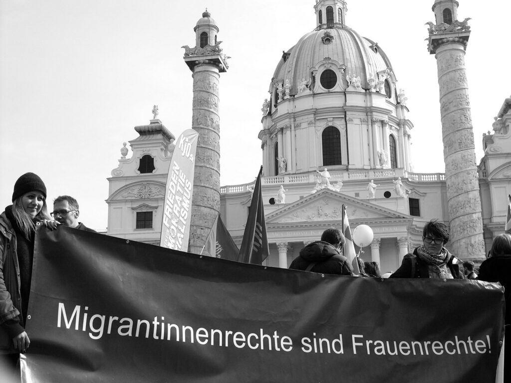 Demo zu Flucht und Asyl, 2016